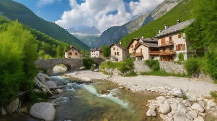Mountain Village Bridge.