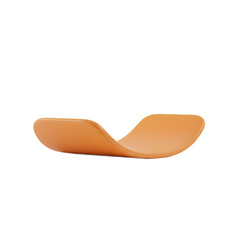 Orange Rocker Board for Kids Sensory Play and Fun