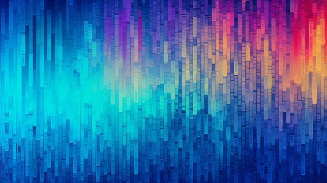 Digital Noise Glitch Texture with RGB Distortion and Retro Cyberpunk Aesthetic for Futuristic Visuals