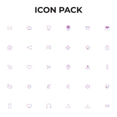 Minimal Gradient UI Icon Pack