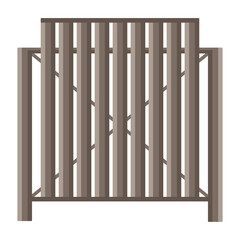 Chair top view. Entourage design. Furniture for architectural interior plans. Vector.