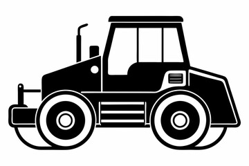 segway silhouette line art vector illustration with a white background