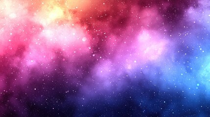 Obraz premium Colorful cosmic backdrop with a galaxy of stars