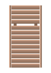 Deckchair top view. Entourage design. Furniture for master plan. Vector.
