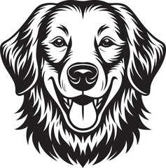 Dog Silhouette Vector, Pet Animal Clipart Design.