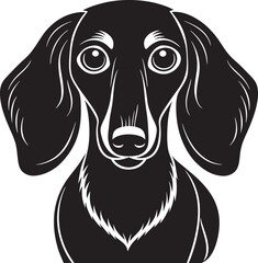 Dog Silhouette Vector, Pet Animal Clipart Design.