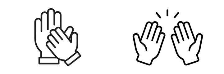 Obraz premium Clapping hands in celebration at a community event during the afternoon in a vibrant public square