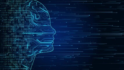 Artificial intelligence portrait circuits code  connection