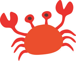 바다생물 꽃게 (일러스트)