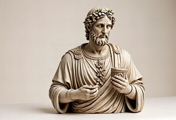 Roman god statue, high quality