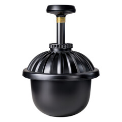 Fototapeta premium Modern Black Plunger for Drains and Toilets with Ergonomic Handle and Sturdy Base Design