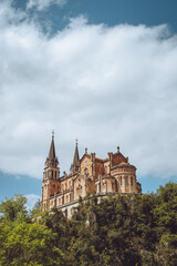 Obraz premium Basilica Covadonga, Picos da Europa, Spain