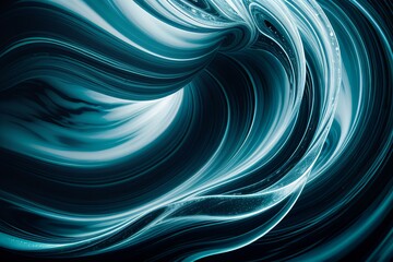 Abstract ink waves with a hypnotic, swirling effect.