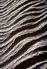 Ink textures forming a wave-like pattern.