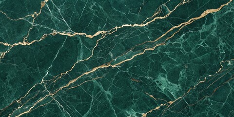 Rich Green Marble Texture with Intricate White Veins for Luxurious Interior Design and Decor