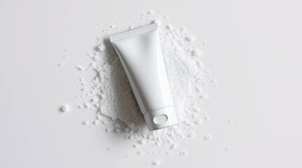White Tube Cosmetic Product. (5)