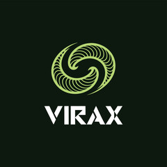 Obraz premium Dynamic Bright Sun Rays Brand Company Symbol.