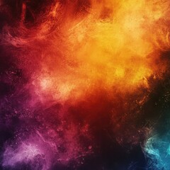 Obraz premium Abstract vibrant colorful smoky cloudscape