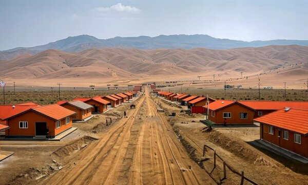 New housing development in Africa for poor people, inspired by Namibia
