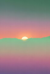Stunning Graphic Sunset gradient background with orange, pink, and purple hues.