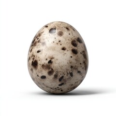 Single speckled bird egg