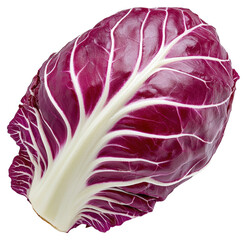 Obraz premium Vibrant Green Leafy Vegetable Head Isolated