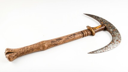 Obraz premium Vintage Harvesting Tool, Isolated Sickle Image
