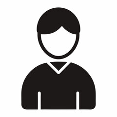 people silhouette icon on white background