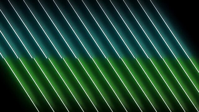 Abstract Diagonal Lines: Teal and Green Gradient