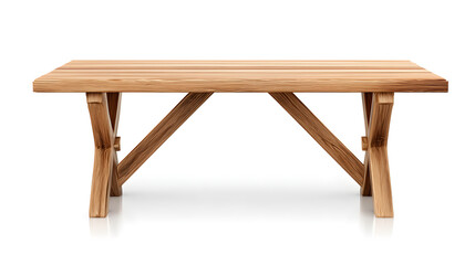Fototapeta premium A wooden table with a cross shape
