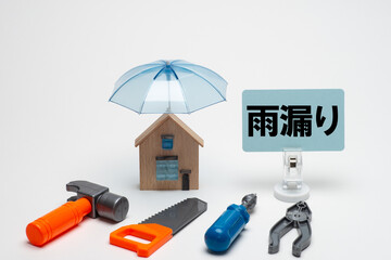 雨漏りによる屋根修理のイメージ