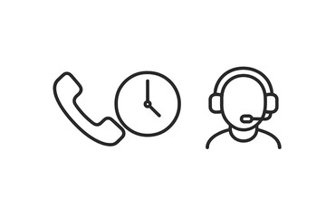 Call center worker managing time and communication tasks efficiently to enhance customer support experience