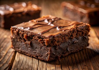 Delicious Brownies, Perfectly Baked, Golden Crust, Chocolate Dessert, Sweet Treat