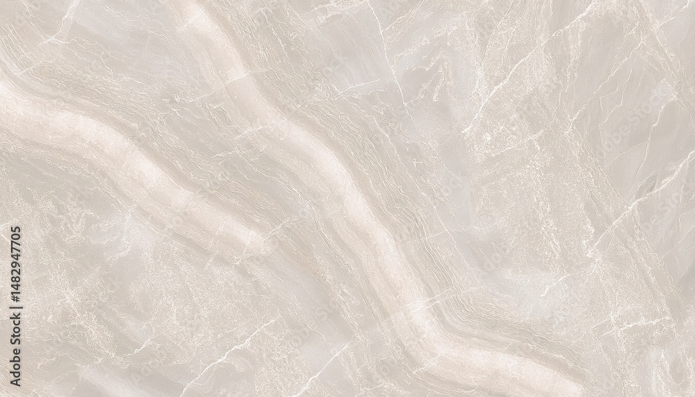 Aufkleber soft beige marble texture with subtle veining and wavy mineral patterns ideal for luxury branding, w
