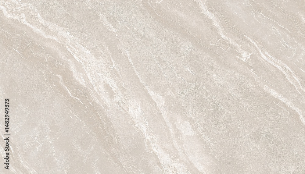 Poster soft beige marble texture with subtle veining and wavy mineral patterns ideal for luxury branding, w