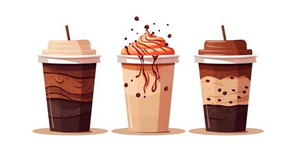 Cartoon Vector Illustration of Takeaway Coffee for Marketing Campaigns and Promotional Materials