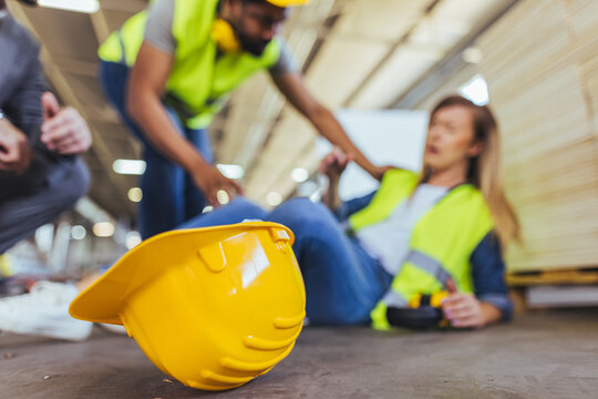 Workplace Accident Assistance with Protective Equipment and Safety Gear