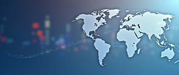 Minimalist Wallpaper Design: Abstract Digital Maps & Icons for Secure International Money Flows, Efficient Cross-Border Transfers, Fintech Integration, Ample Text Space