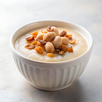 Semai Dessert with Nuts in Bowl photo