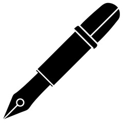 fountain pen vector illustration