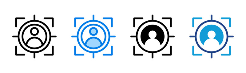 Target icon sheet multiple style collection