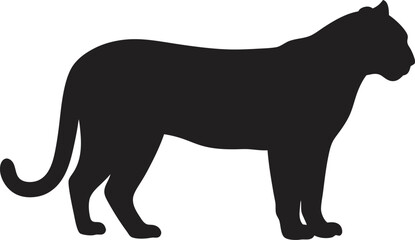  Leopard Silhouette PNG Transparent Background