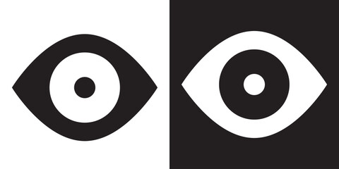 Eye icon. vector illustration. EPS 10/AI