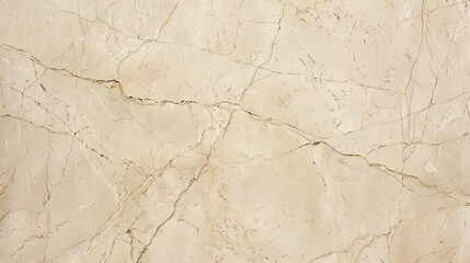 Close-up view of wonderful crema marble stone texture displaying soft beige tones, delicate veining, and smooth organic patterns, capturing the elegant and timeless beauty of natural stone surfaces.