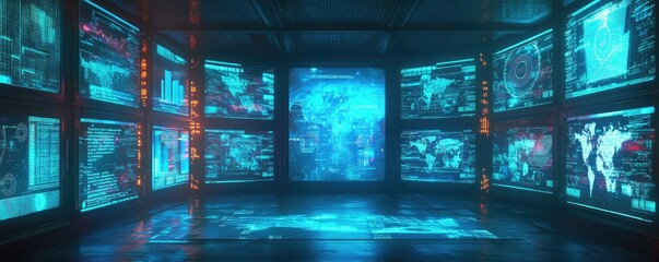 Futuristic Command Center