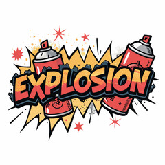 Design a bold, graffiti-style vector artwork of the text 