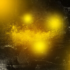 abstract Yellow poster background