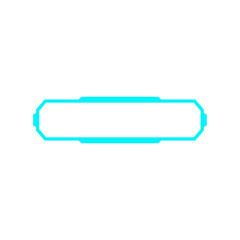 Hud user interface frame. Vector illustration 