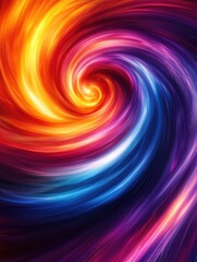 Stunning colorful swirl of abstract patterns creating a dynamic and eye-catching visual experience