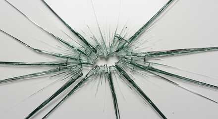 broken glass window. Broken glass background
